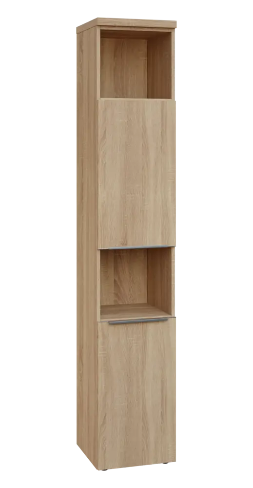 SIN 6 - 42DN2 kancelářská skříň, 2-dveřová/nika, pravá, 2170x400x400, dub bardolino